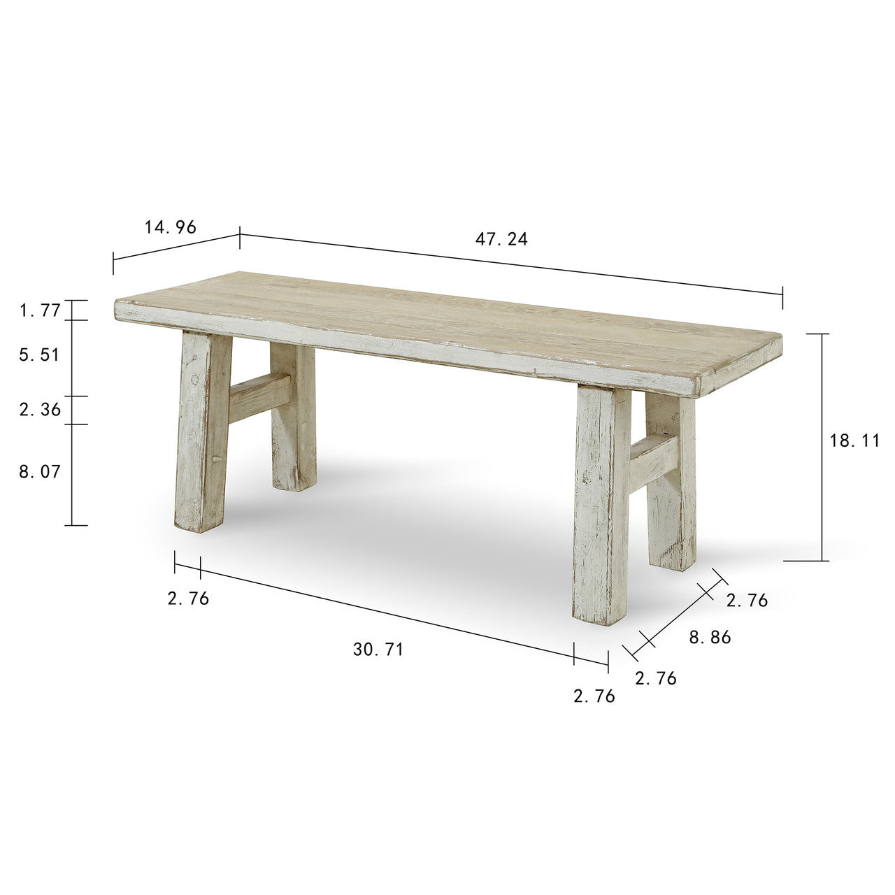 Amalfi Bench ���������������ï¿
