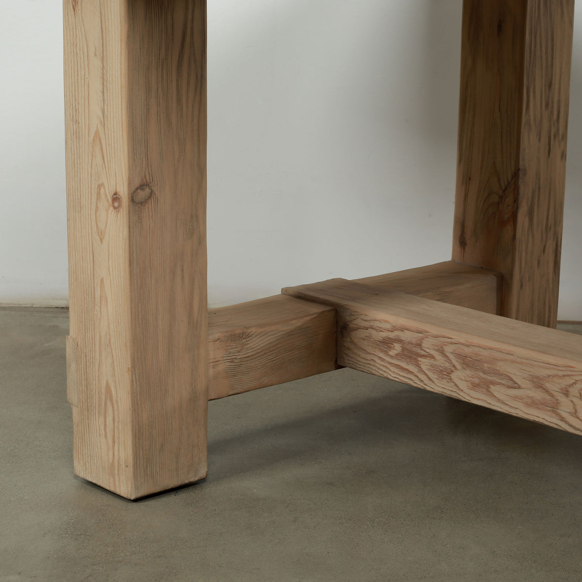 Amalfi 9' Long Dining Table Weathered Natural Pinewood 110x40x31H
