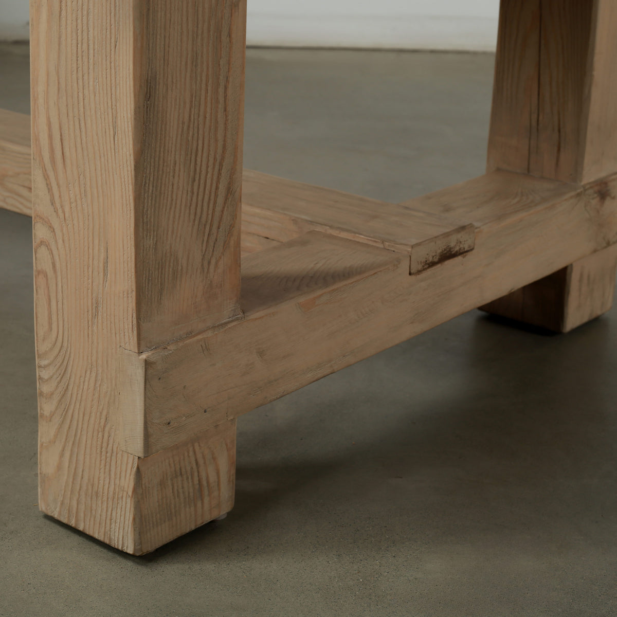 Amalfi 9' Long Dining Table Weathered Natural Pinewood 110x40x31H