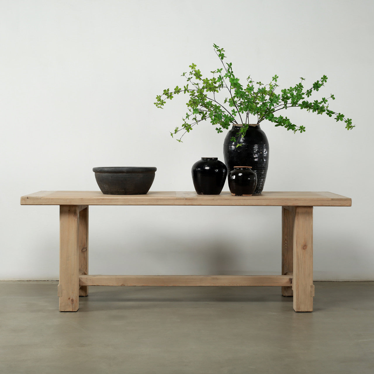 Amalfi 7'  Long Dining Table Weathered Natural image