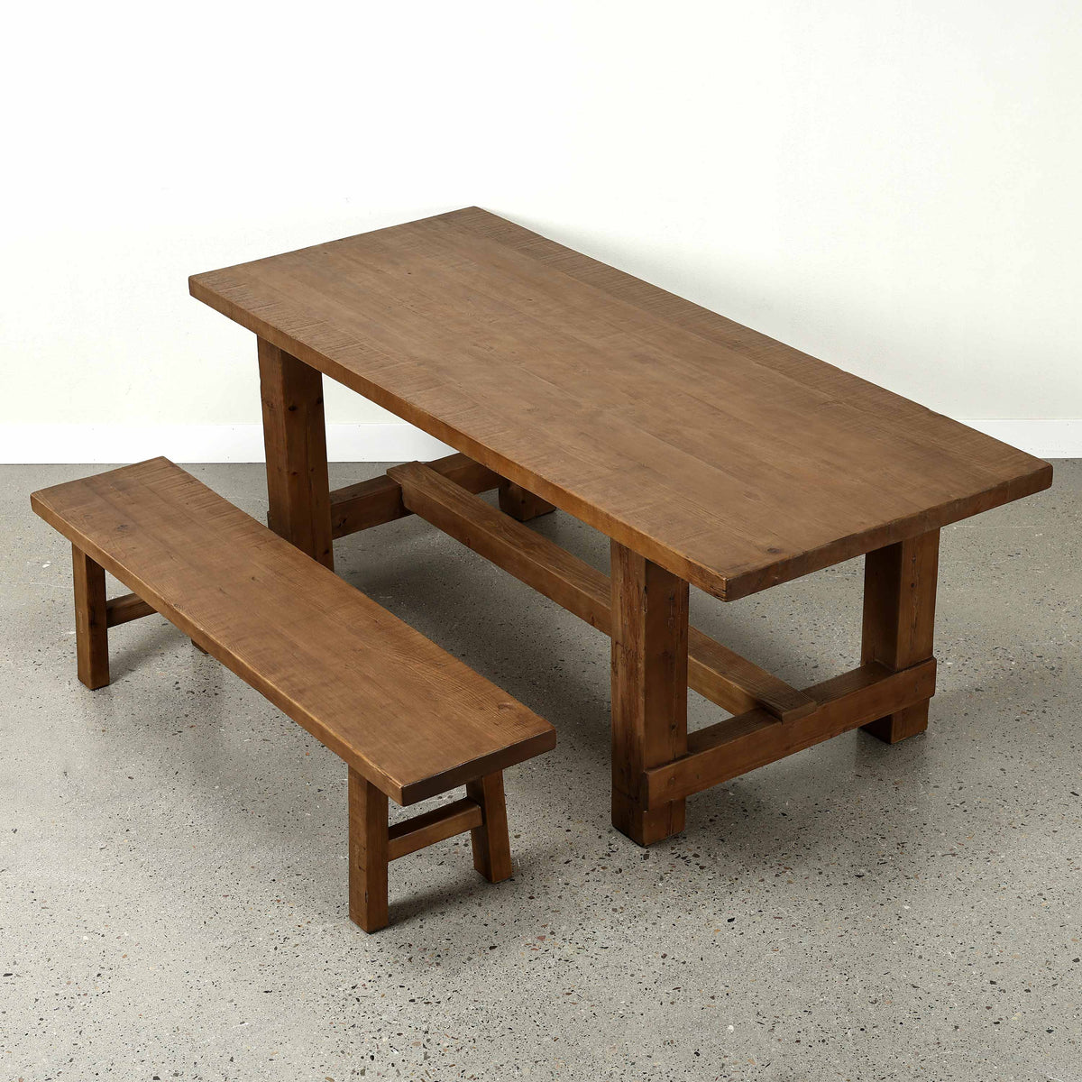 Amalfi 7' Long Dining Table with Dark Walnut Matte Finish