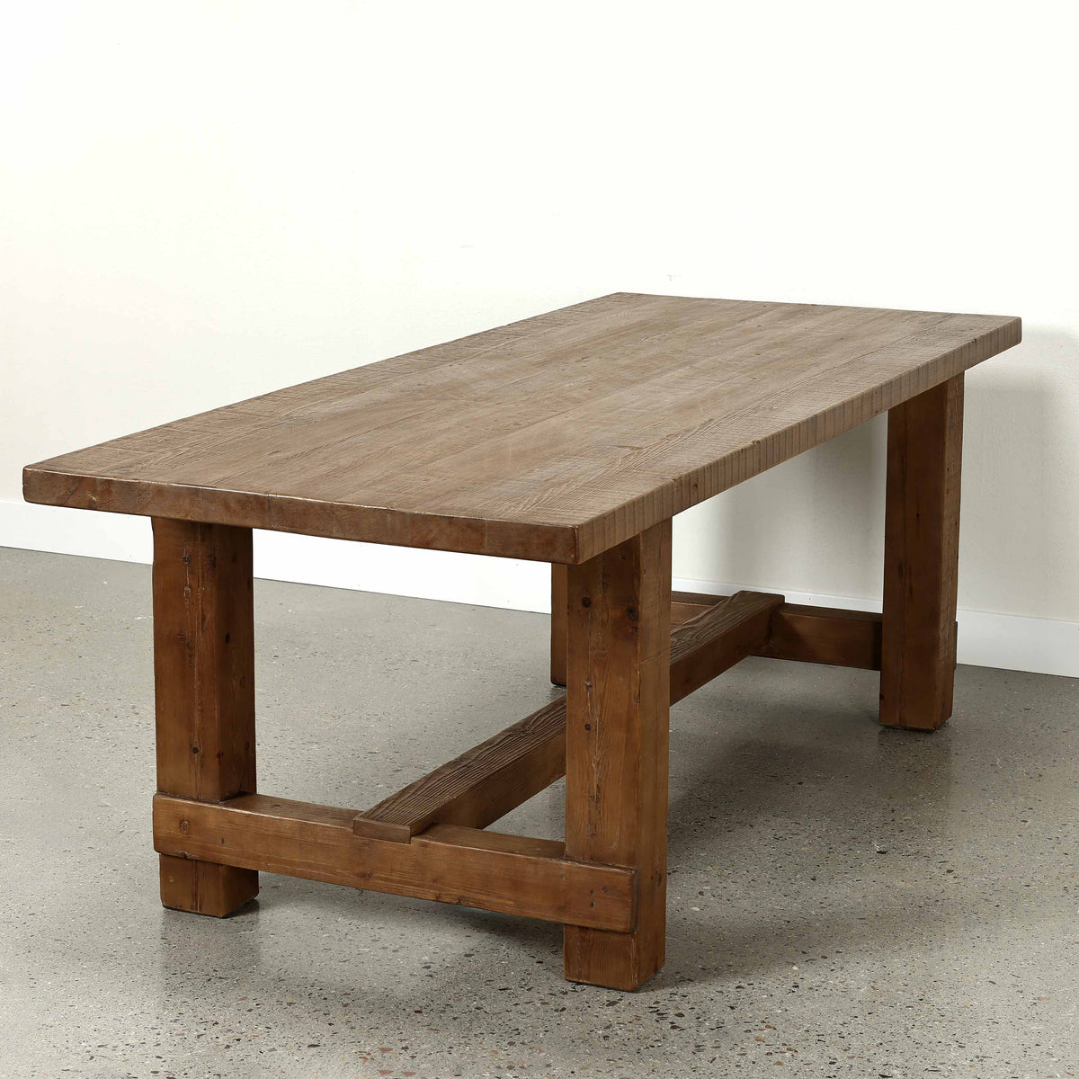 Amalfi 7' Long Dining Table with Dark Walnut Matte Finish