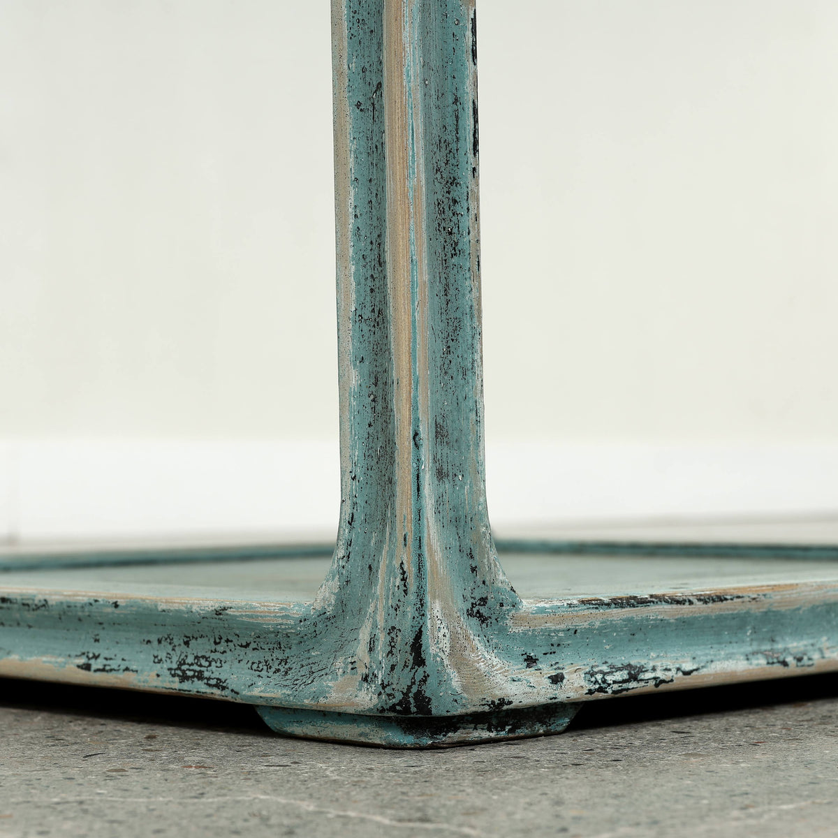 Peking Ming Side Table with One Drawer Weathered Soft Aqua (Pre-order only)