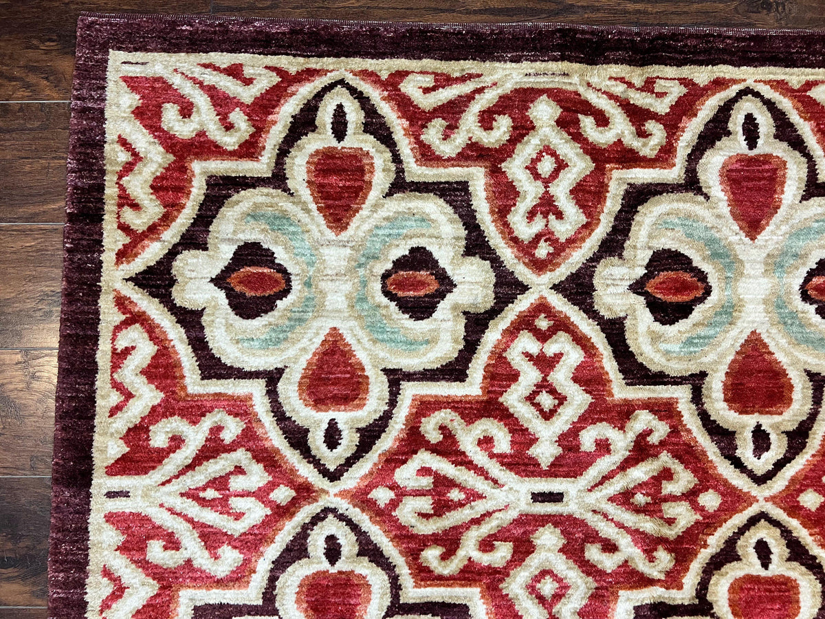 Portuguese Rug 9x12, Vintage Carpet, Handmade Wool Rug - Jewel Rugs, view 7