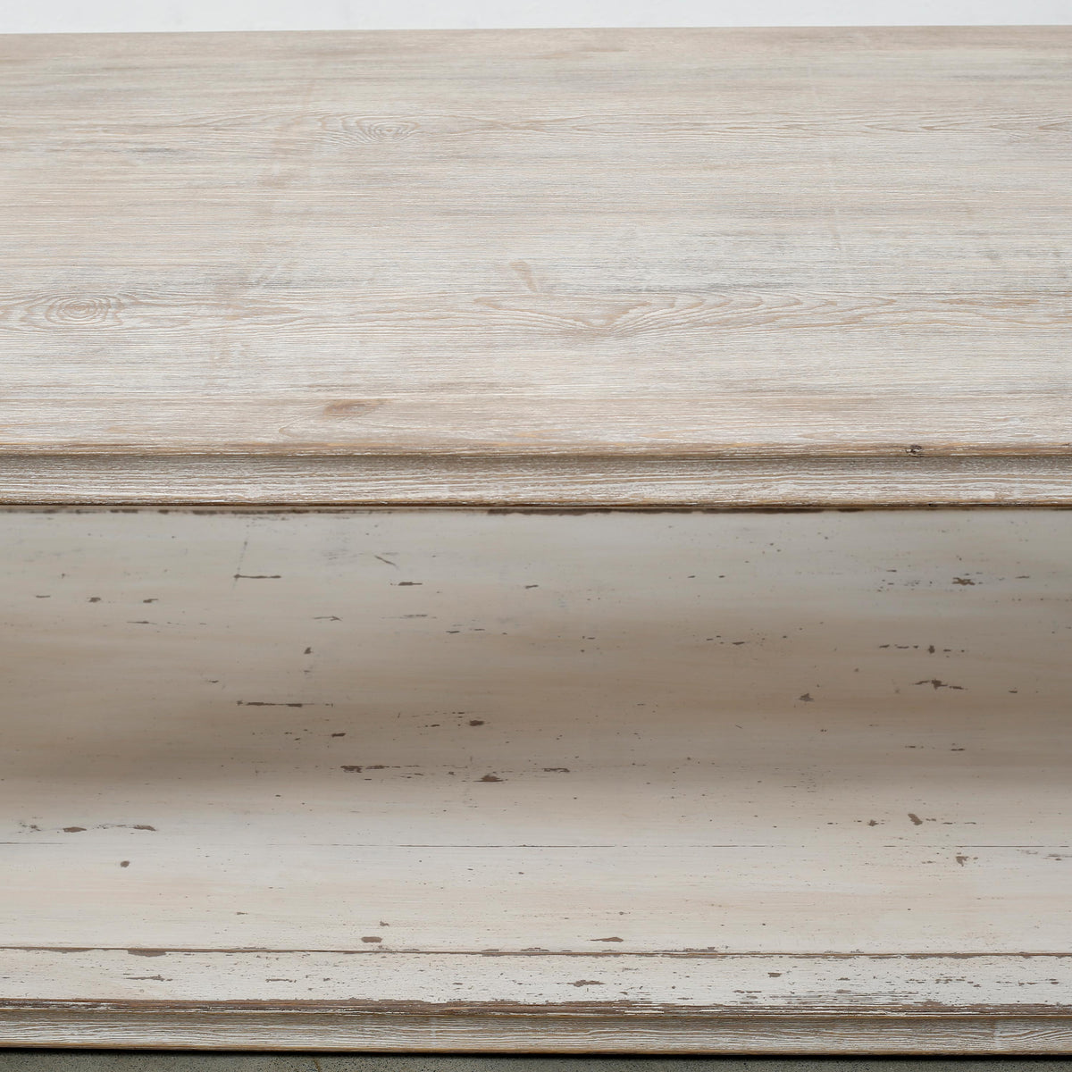 Peking Ming Coffee Table With Base White Wash 68X28X17.7H