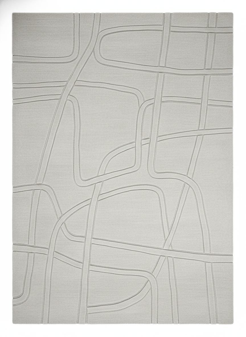 Modern Rug Hand Knotted Rug