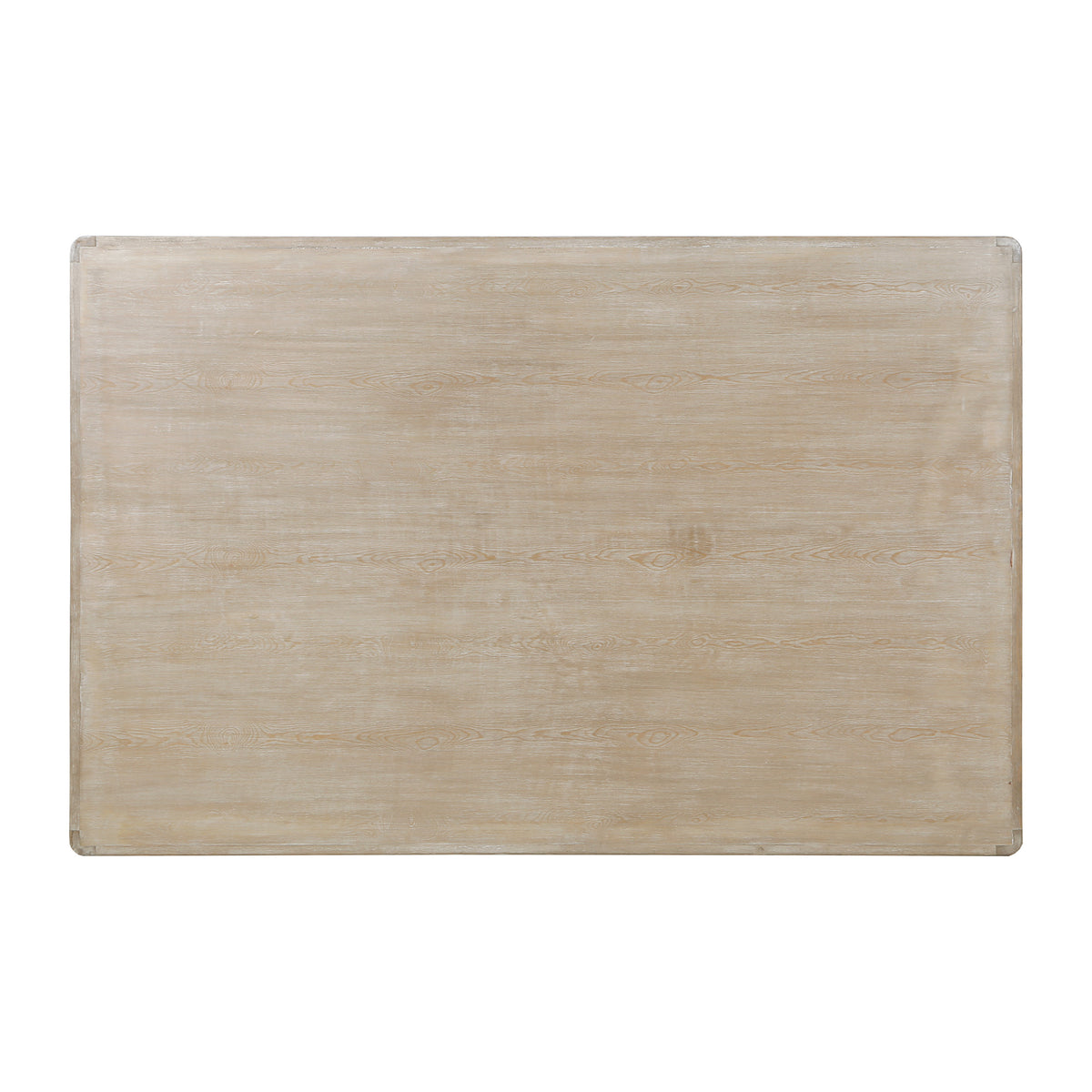 Ming Arch Coffee Table Weathered white wash 67x43