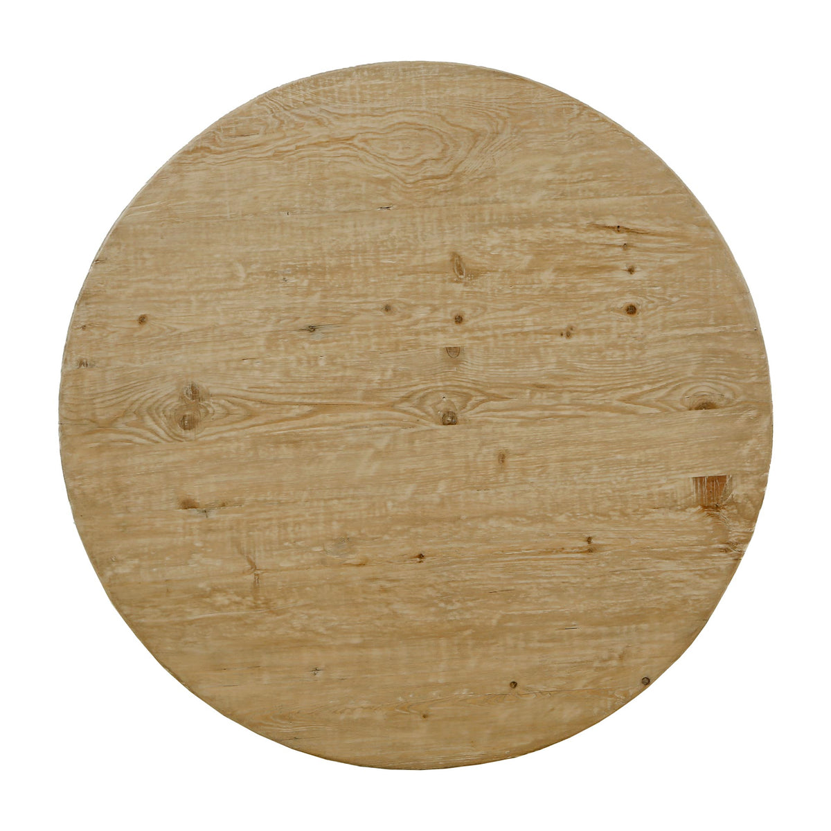 Amalfi Two Tones Round Coffee Table with Shelf Antique White