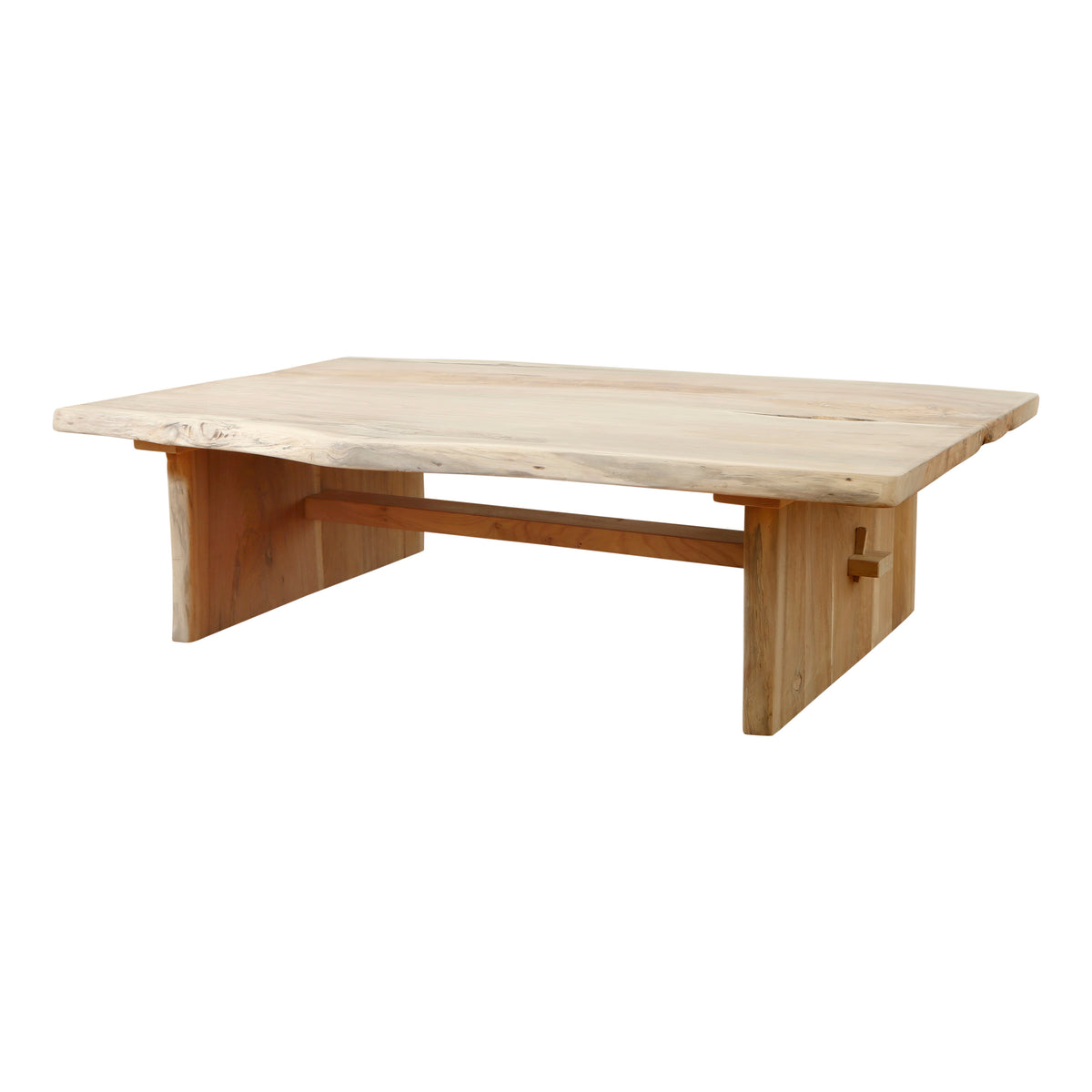 69" Live edge walnut wood coffee table natural (size and color vary)