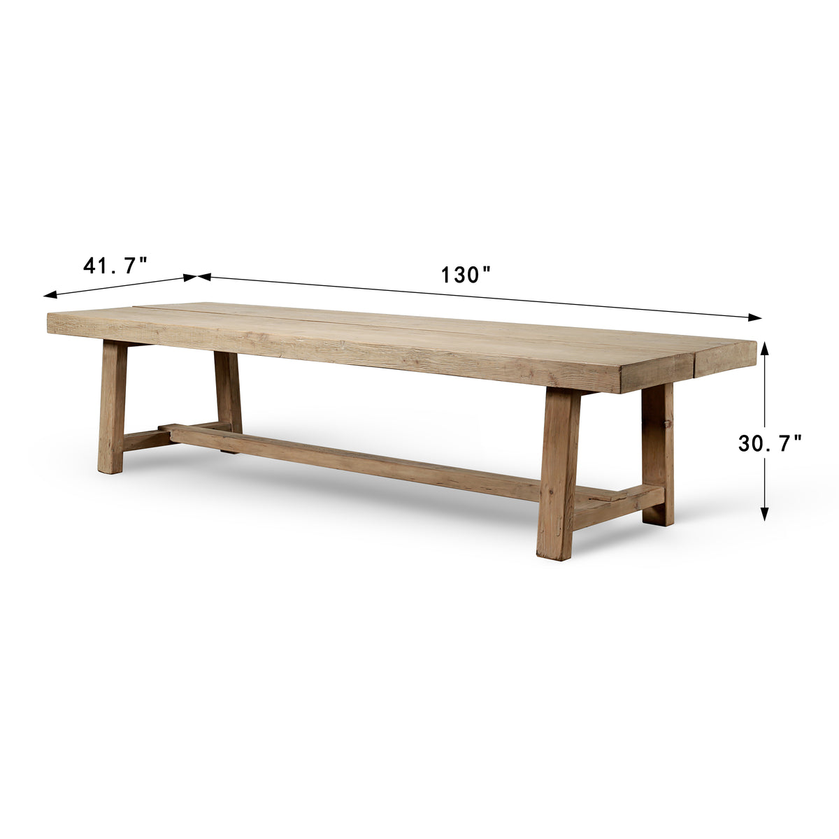Capri Heritage Dining Table 130x42x31H