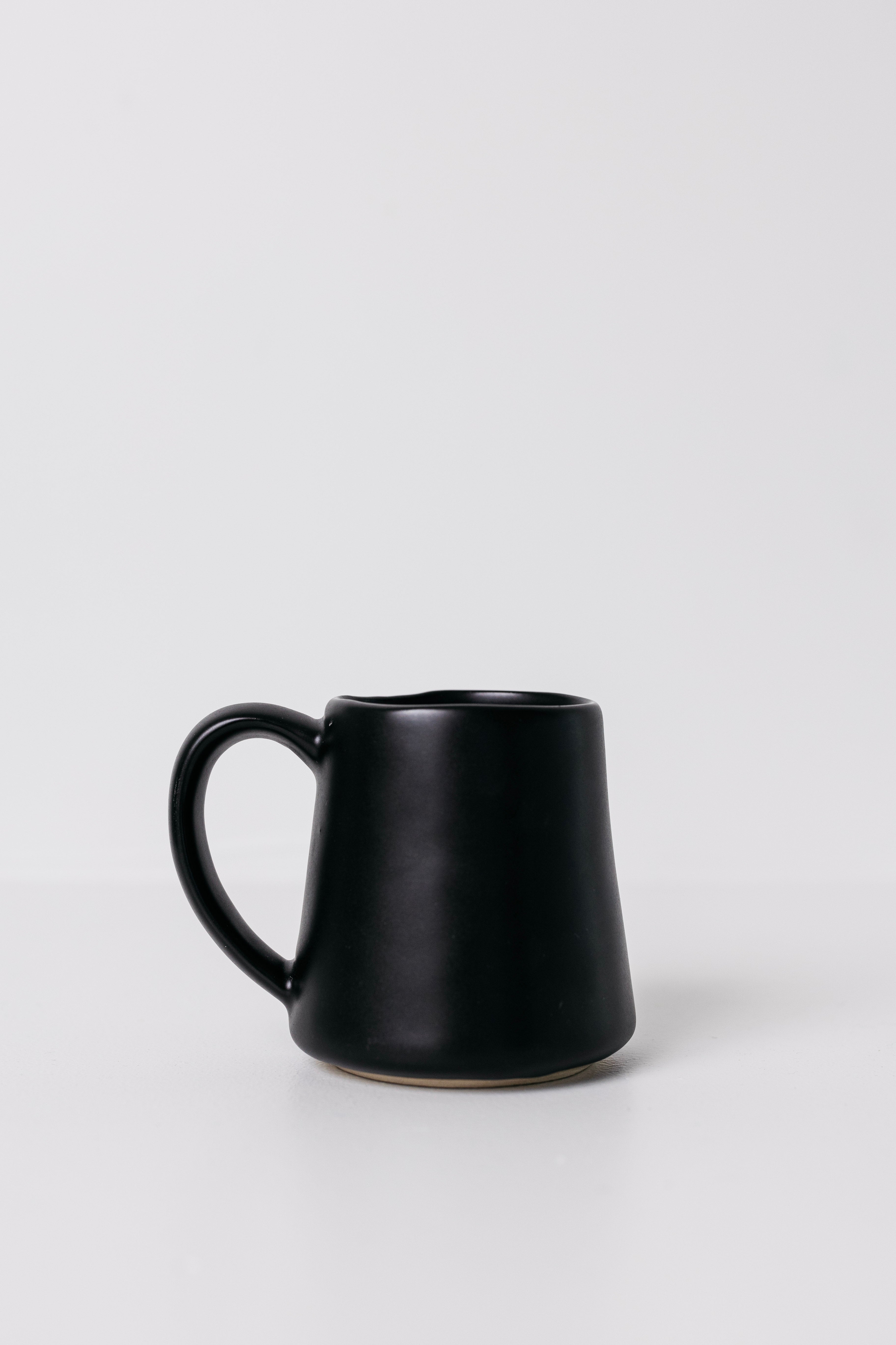 Dean Stoneware Coffee Mug - Matte Black - Set of 4