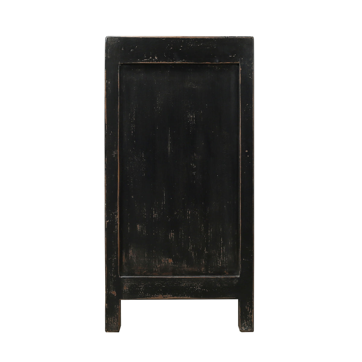 Four Drawers Sideboard Distressed Black 93x18x35H