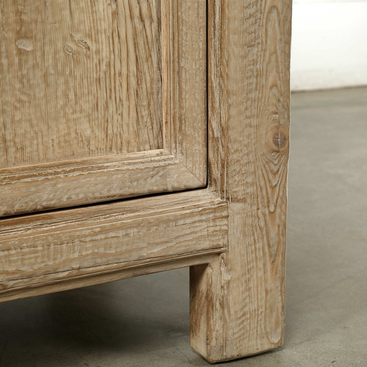 Four Drawers Sideboard Weathered Natural 93x18x35H
