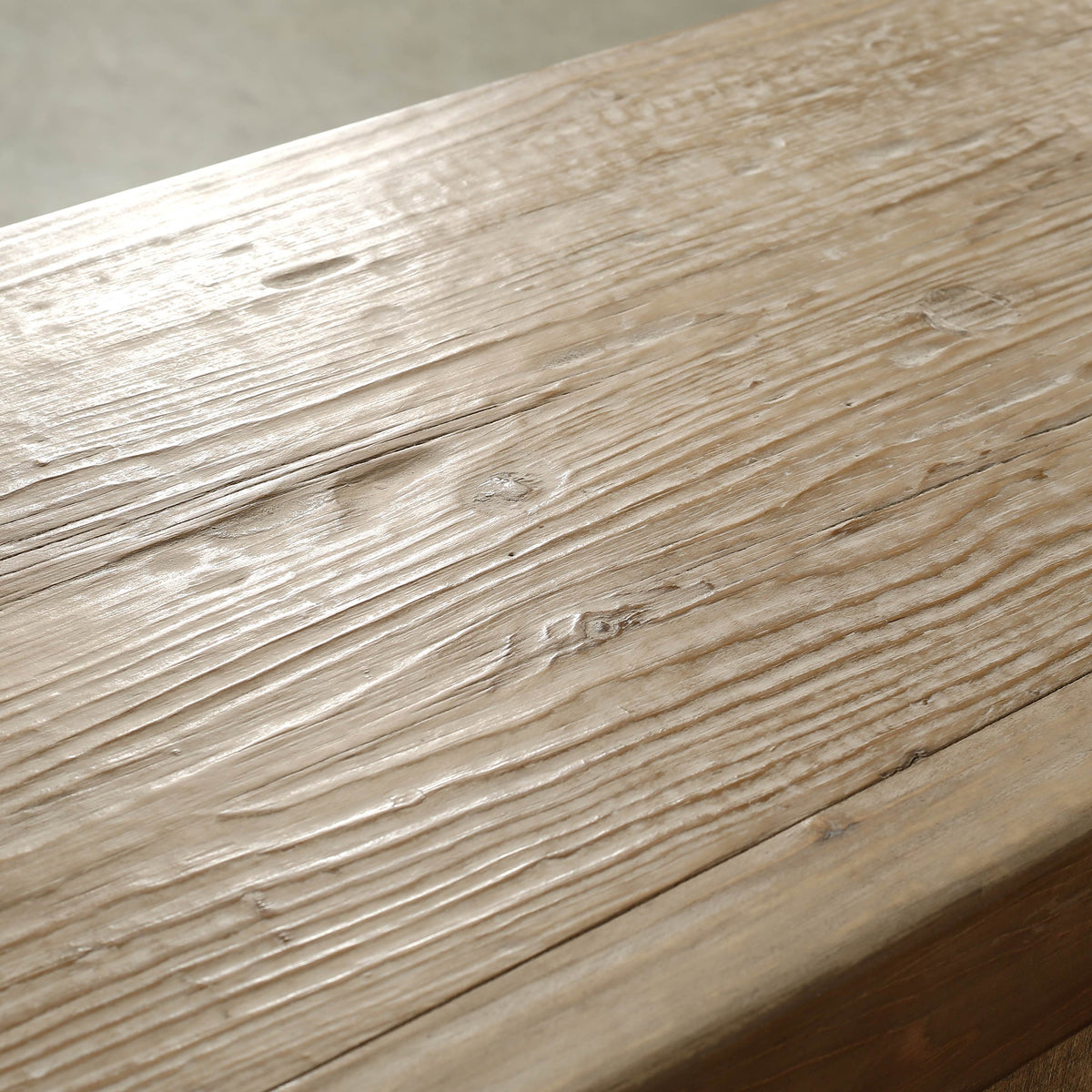 Four Drawers Sideboard Weathered Natural 93x18x35H