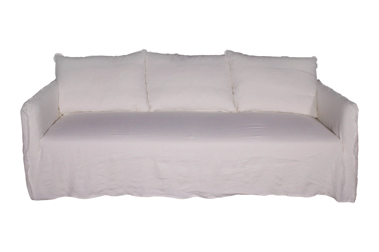 Naples Slipcover Sofa Wash Linen White (DX130-17) image