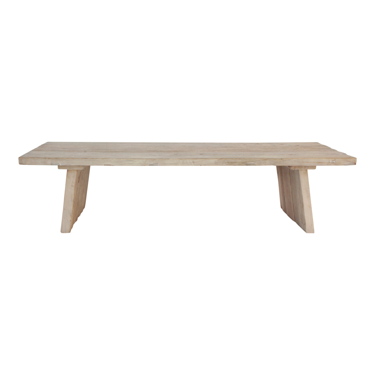 Sled Coffee Table Weathered Natural Old Wood