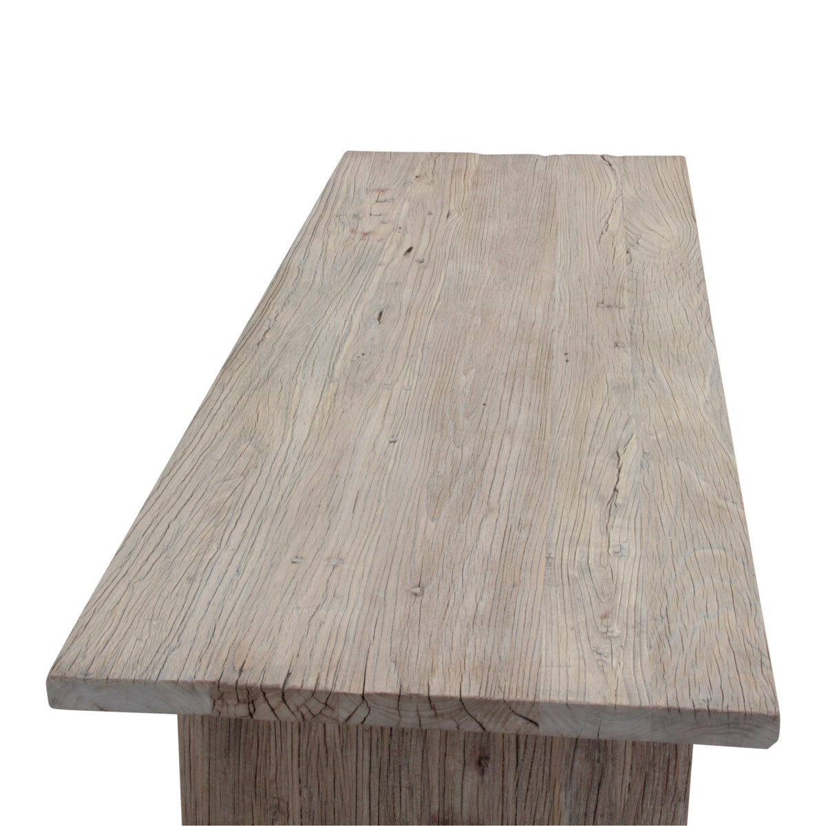 Sled Coffee Table Weathered Natural Old Wood