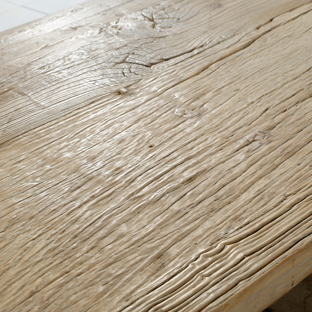 Sled Coffee Table Weathered Natural Old Wood