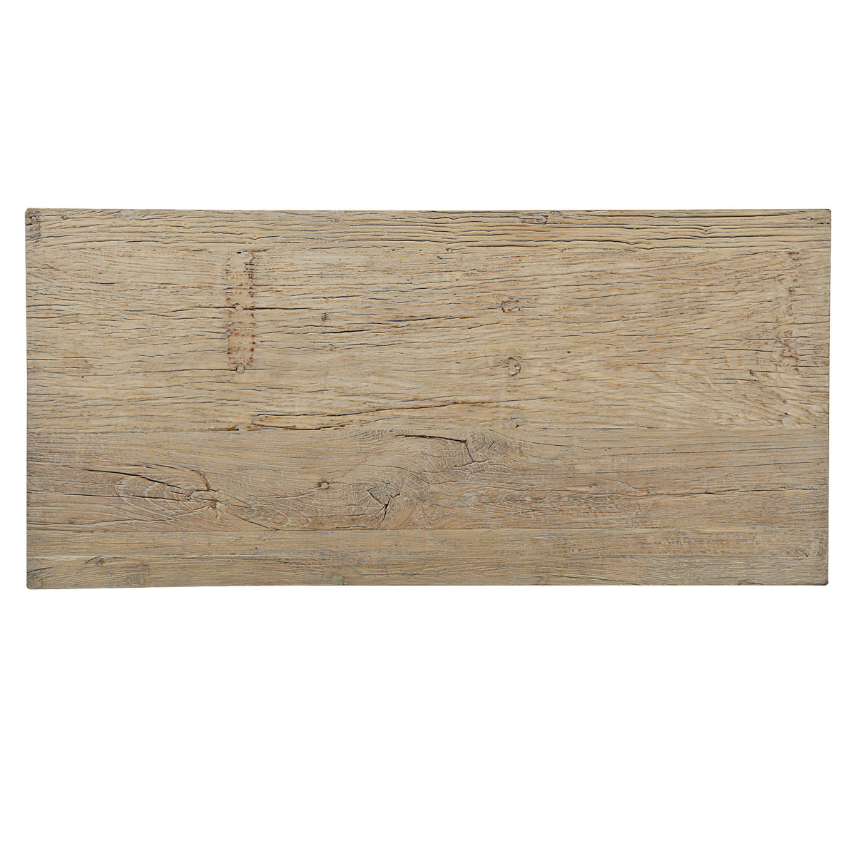 Sled Coffee Table Weathered Natural Old Wood
