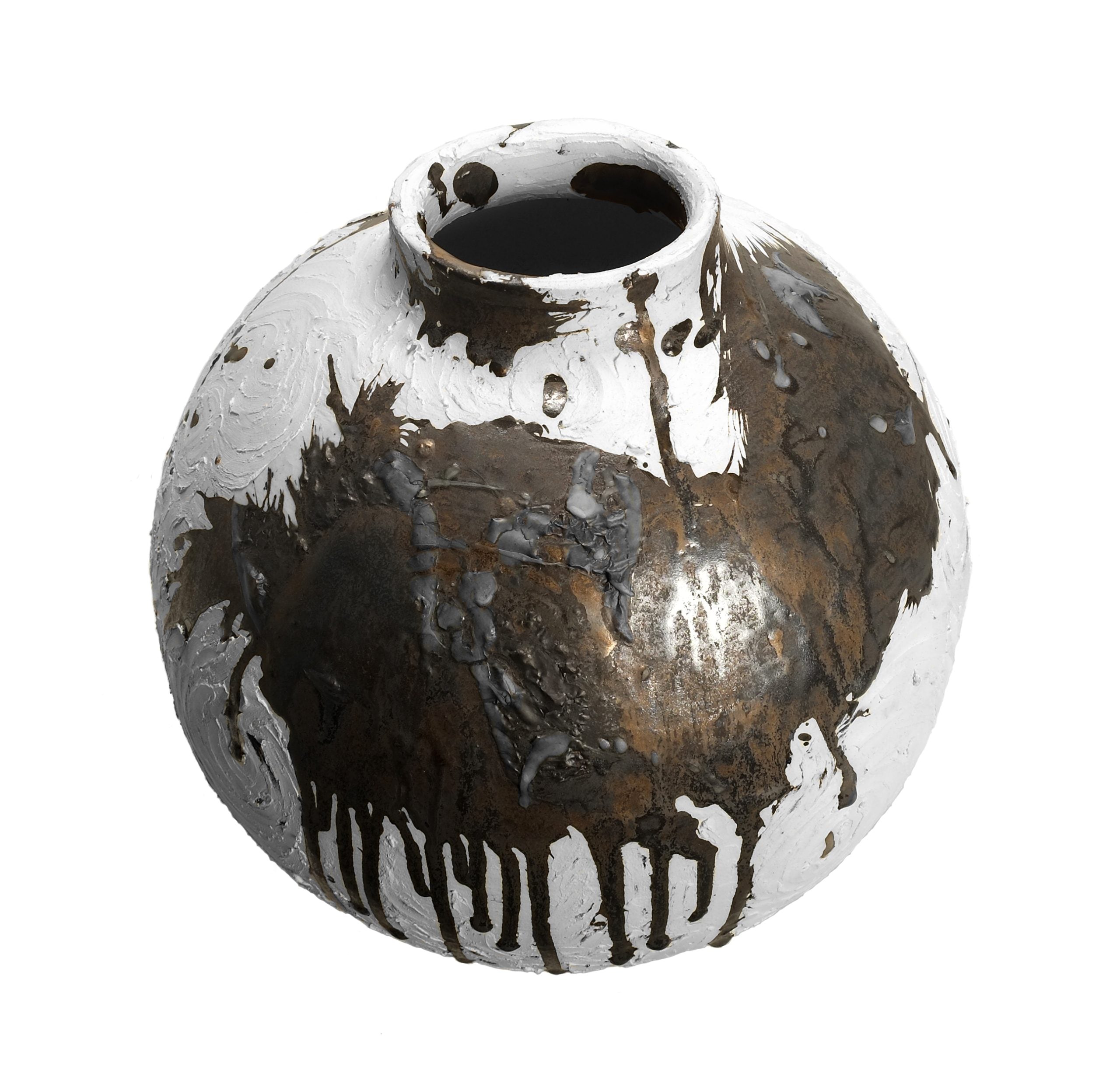 Vessel in White and Gold - No 127 image 3