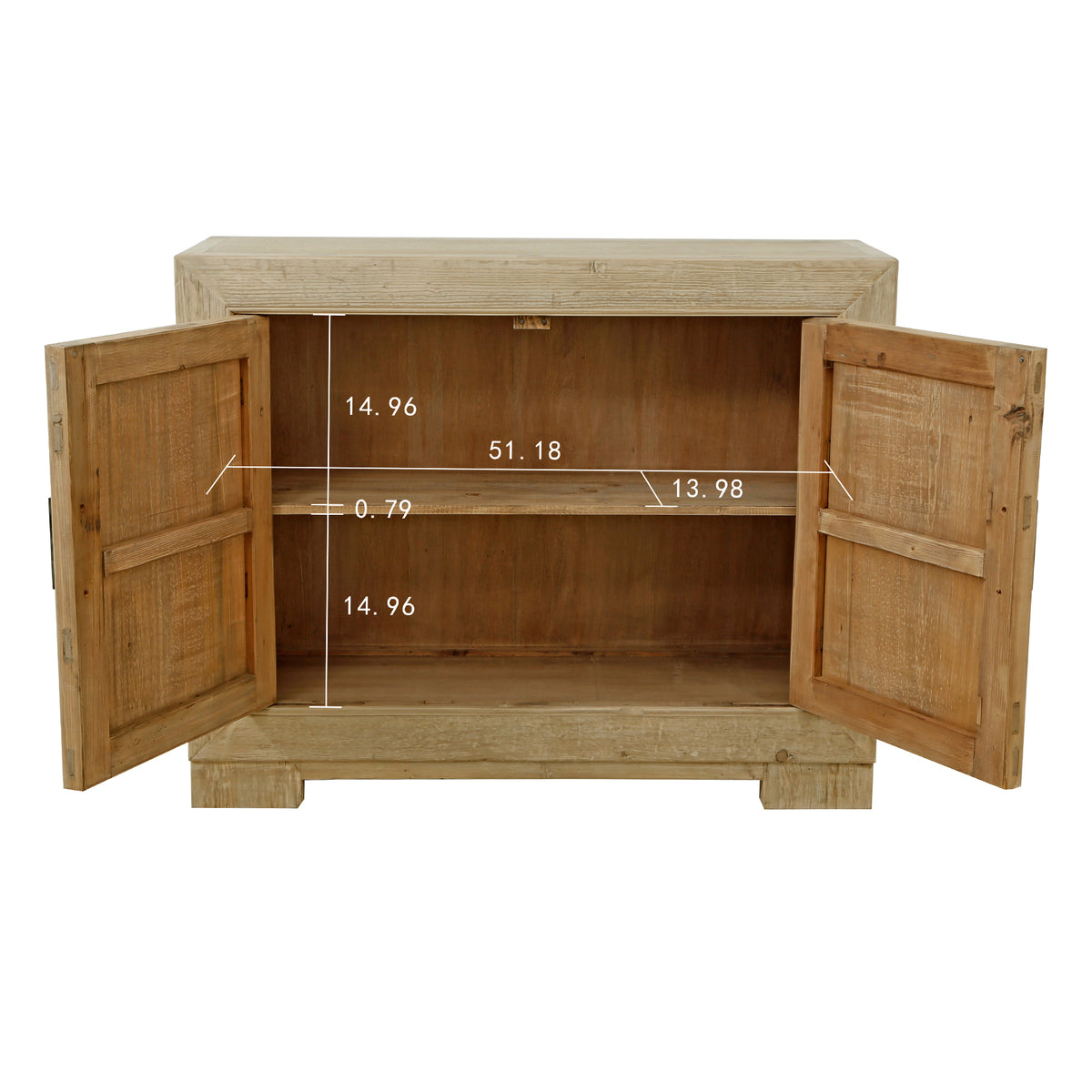 53 Inhes Wide Capri Cabinet Weathered Natural PRE-ORDER only minimum 2