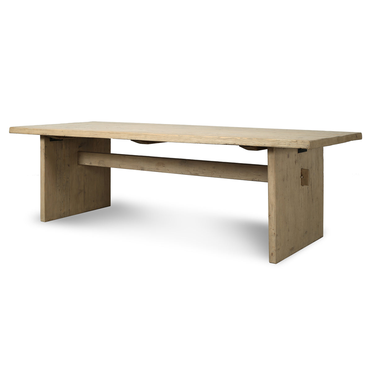Capri Dining Table Weathered Natural Wood 8 ft PRE-ORDER ONLY