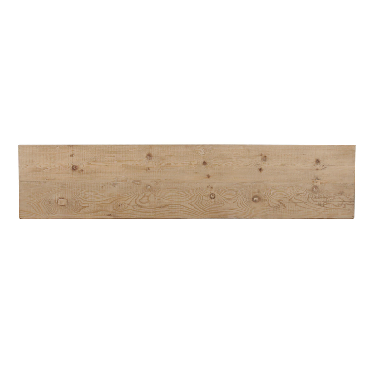 67-Inch-Wide Capri Bench with Weathered Natural Finish