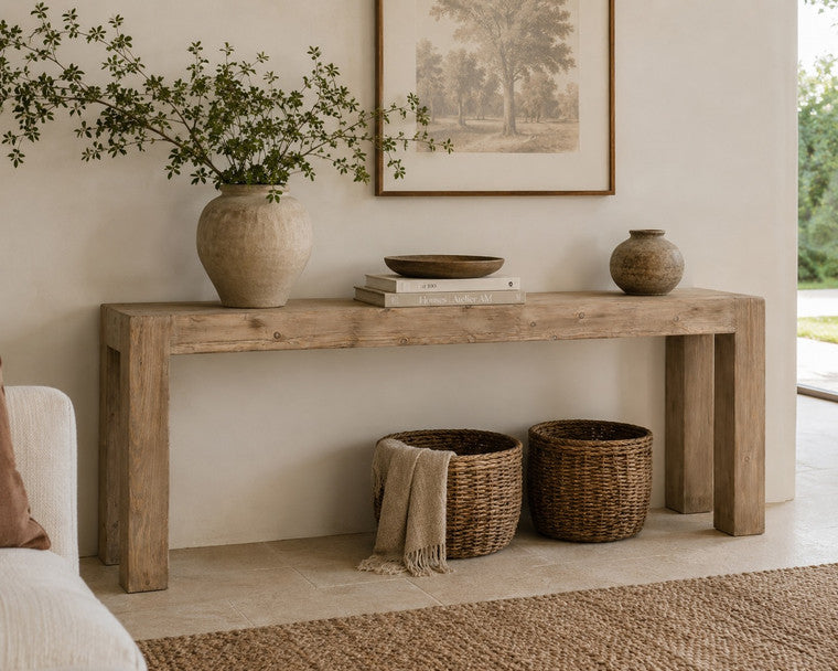 Capri Dovetail Console Table 91x18x33H image 3