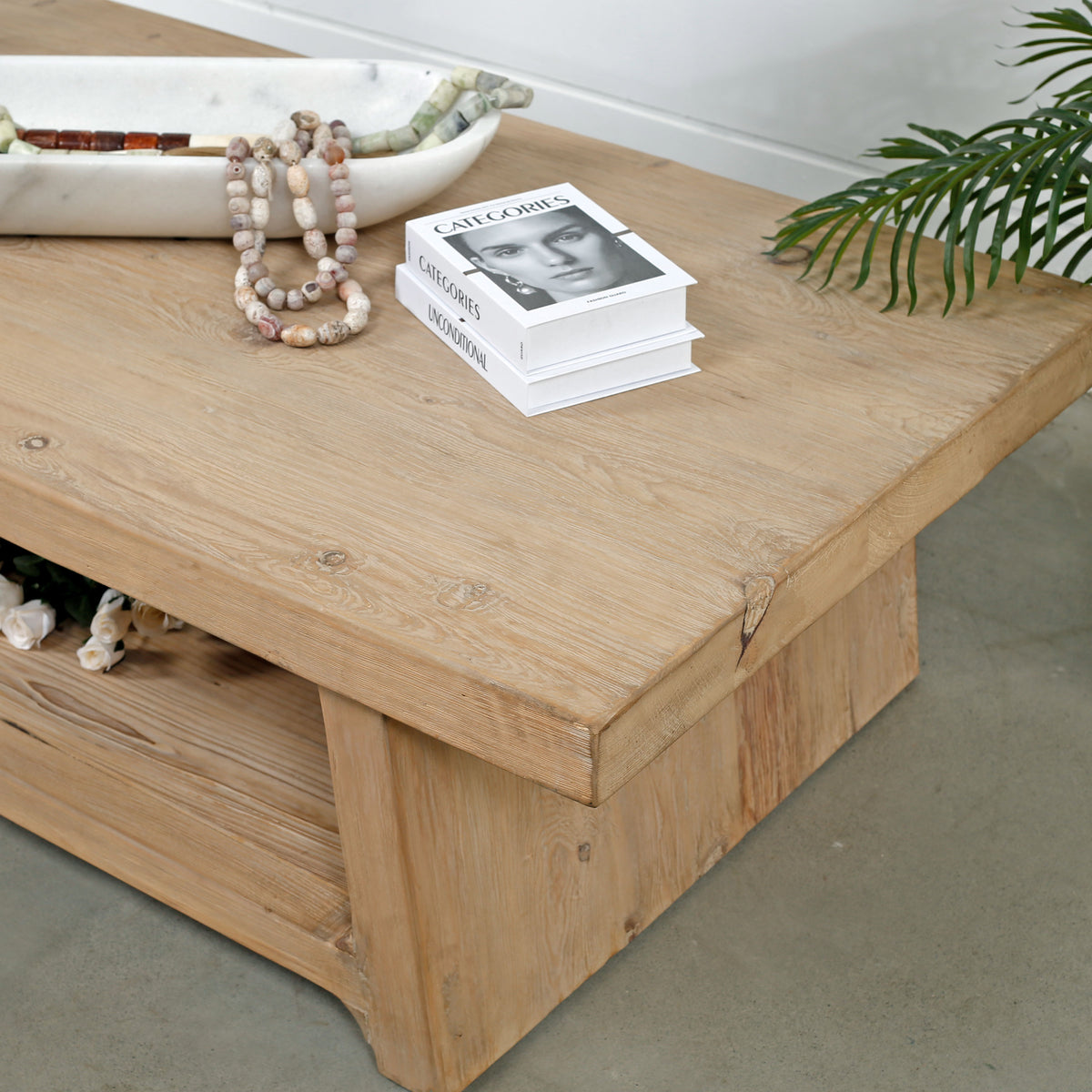 Ravenna Coffee Table Weathered Natural Pine 67x31x18