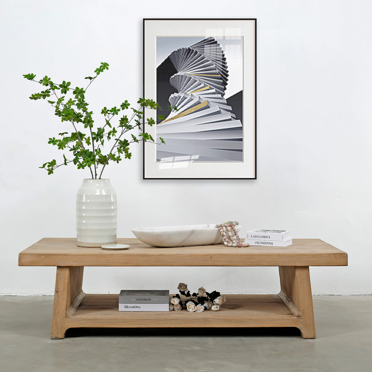 Ravenna Coffee Table Weathered Natural Pine 67x31x18