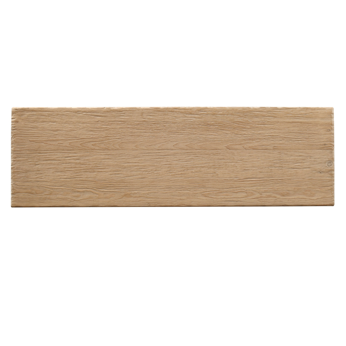 51" Capri 3 drawers sideboard weathered natural pinewood solid top