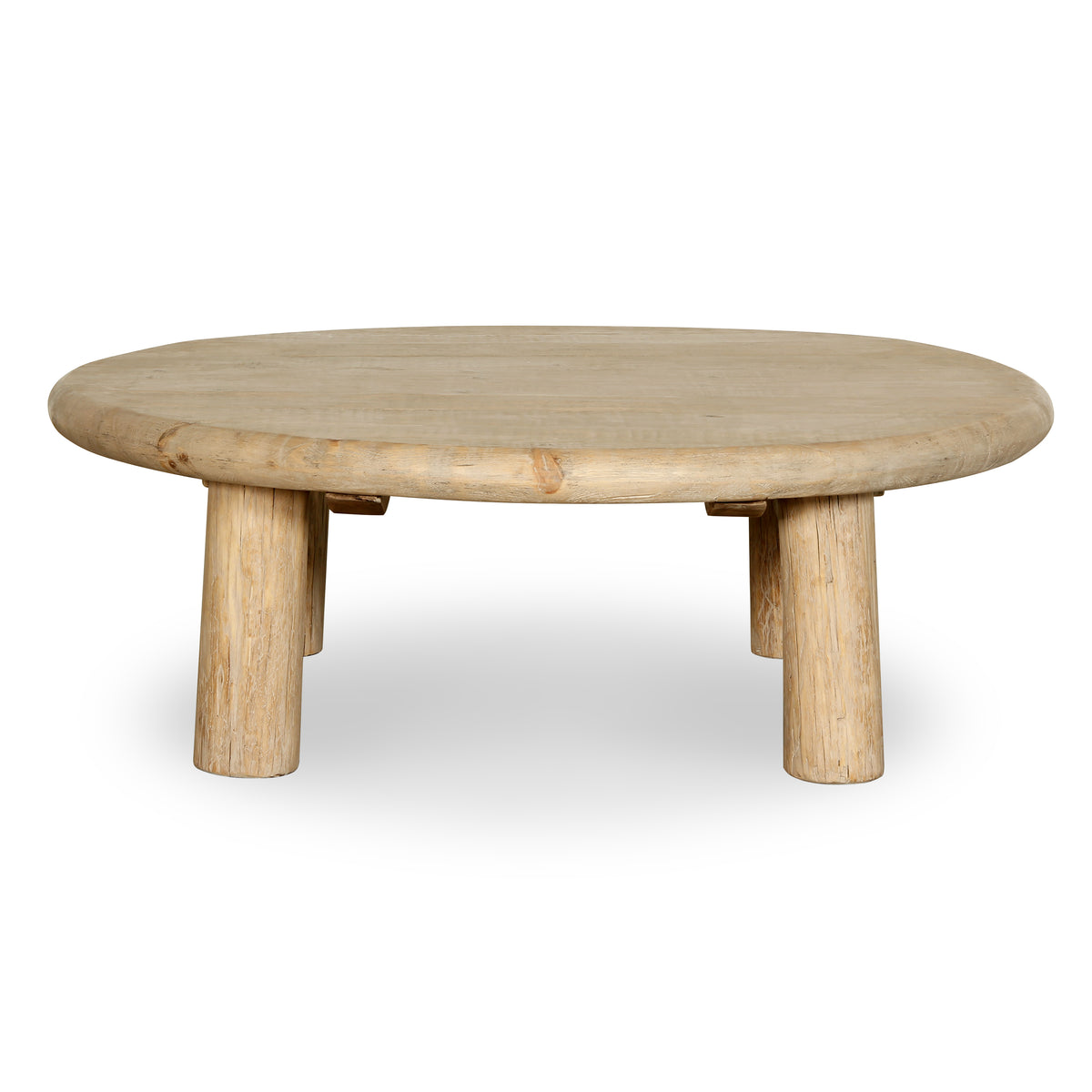 Elba Round Coffee Table Weathered Natural 50x50x17H