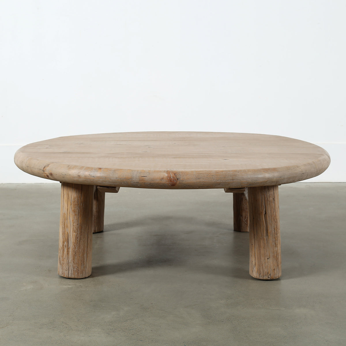 Elba Round Coffee Table Weathered Natural 50x50x17H