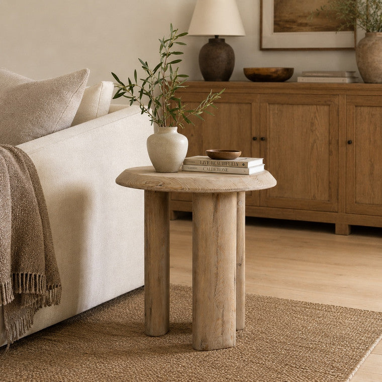 Sorrento Side Table-22" Weathered Natural image 3