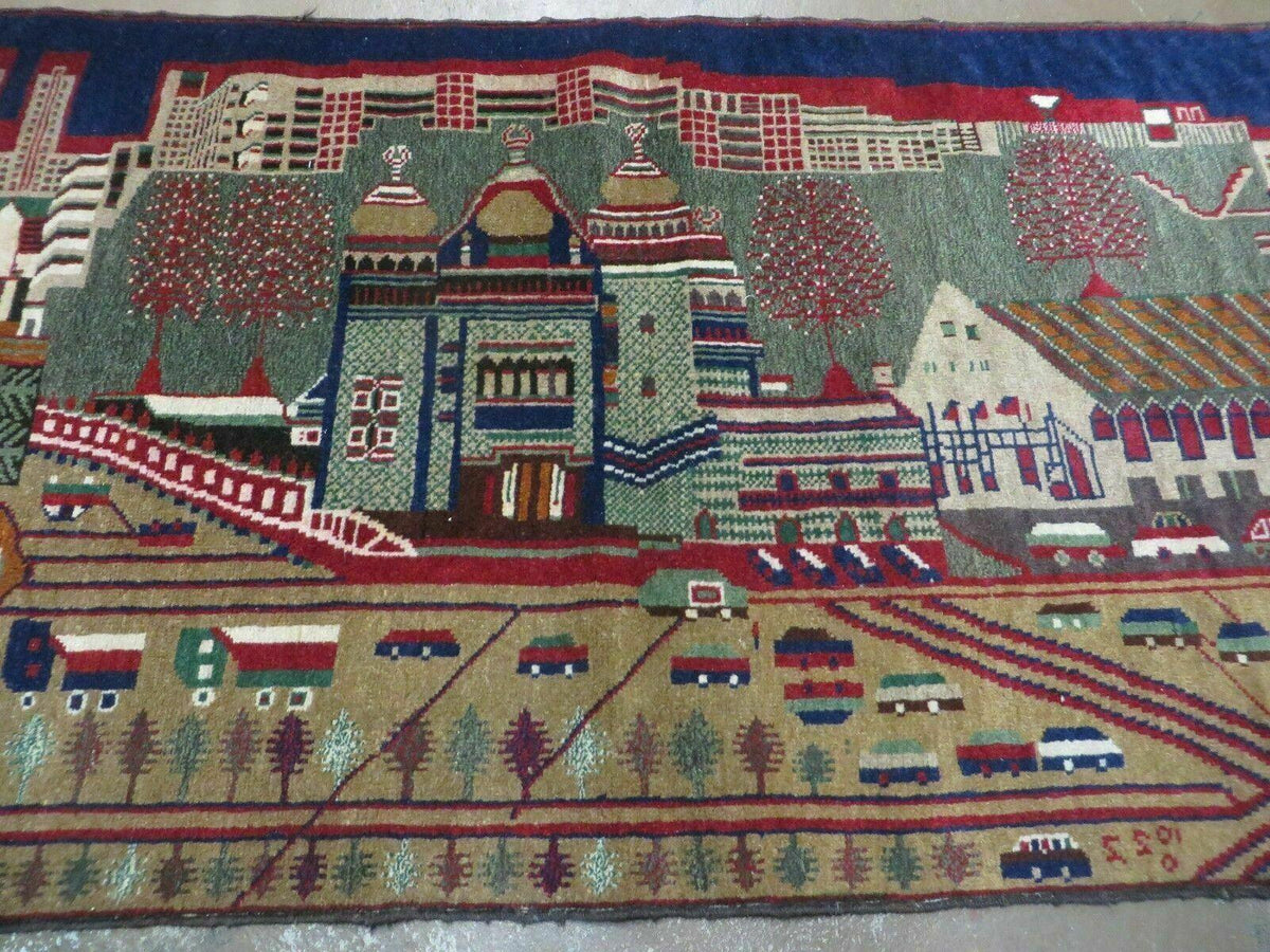 3' X 5' New Vintage Handmade Afghan Balouch Tribal Wool Pictorial Rug # 302 - Jewel Rugs, view 8