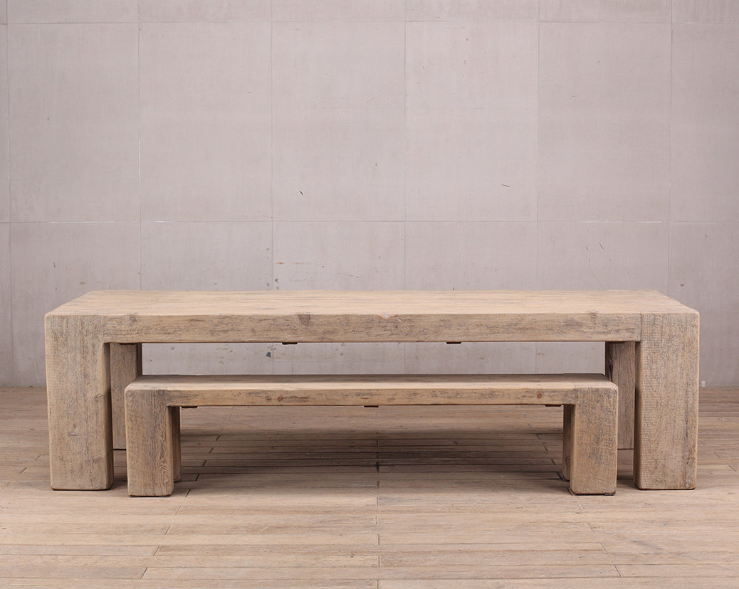 80 Inches Long Ravello Bench Weathered Gray