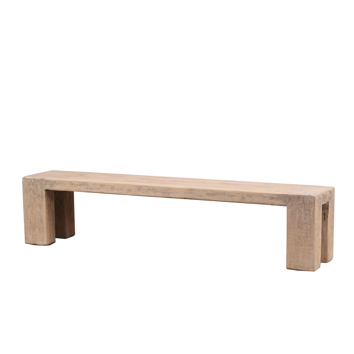 80 Inches Long Ravello Bench Weathered Gray
