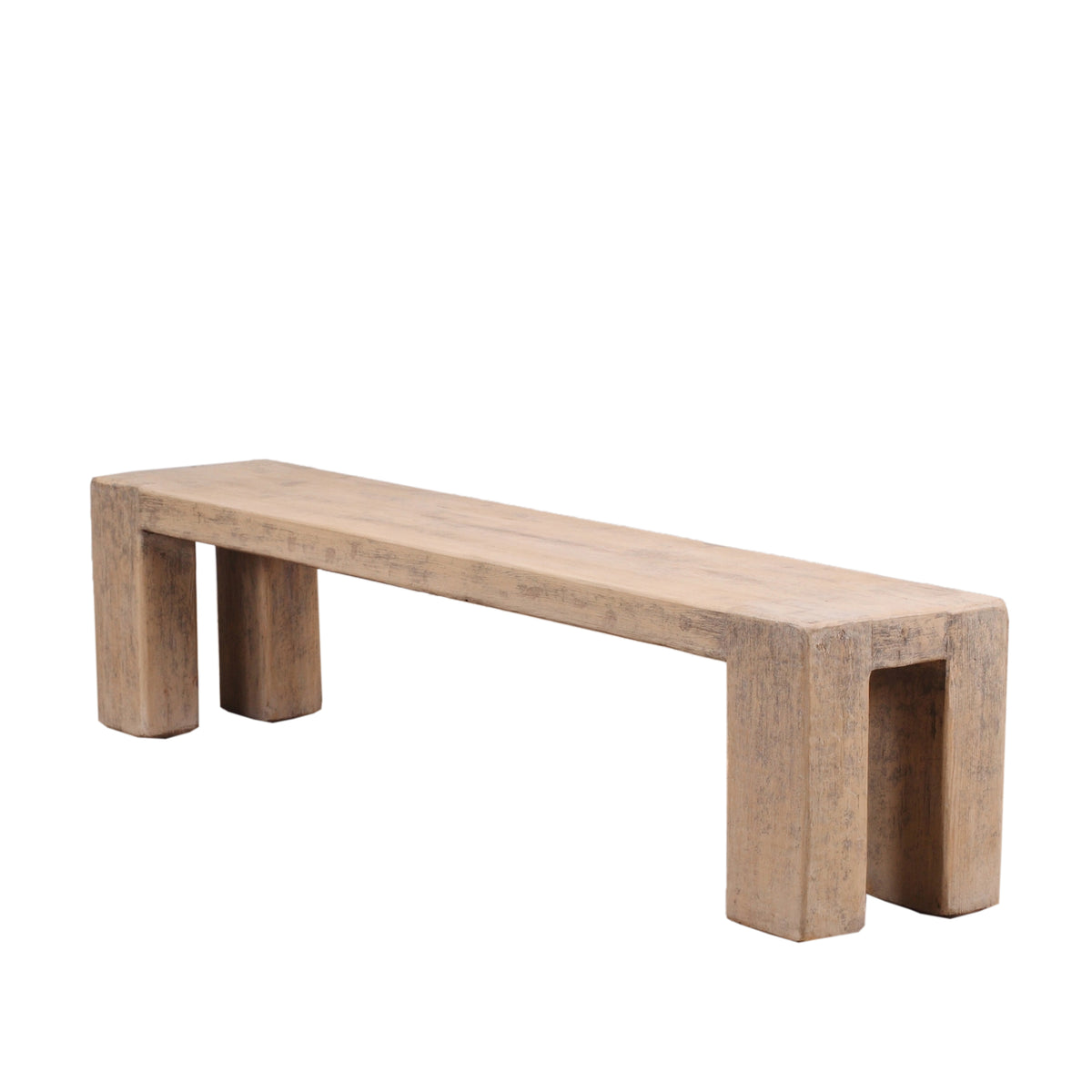 80 Inches Long Ravello Bench Weathered Gray