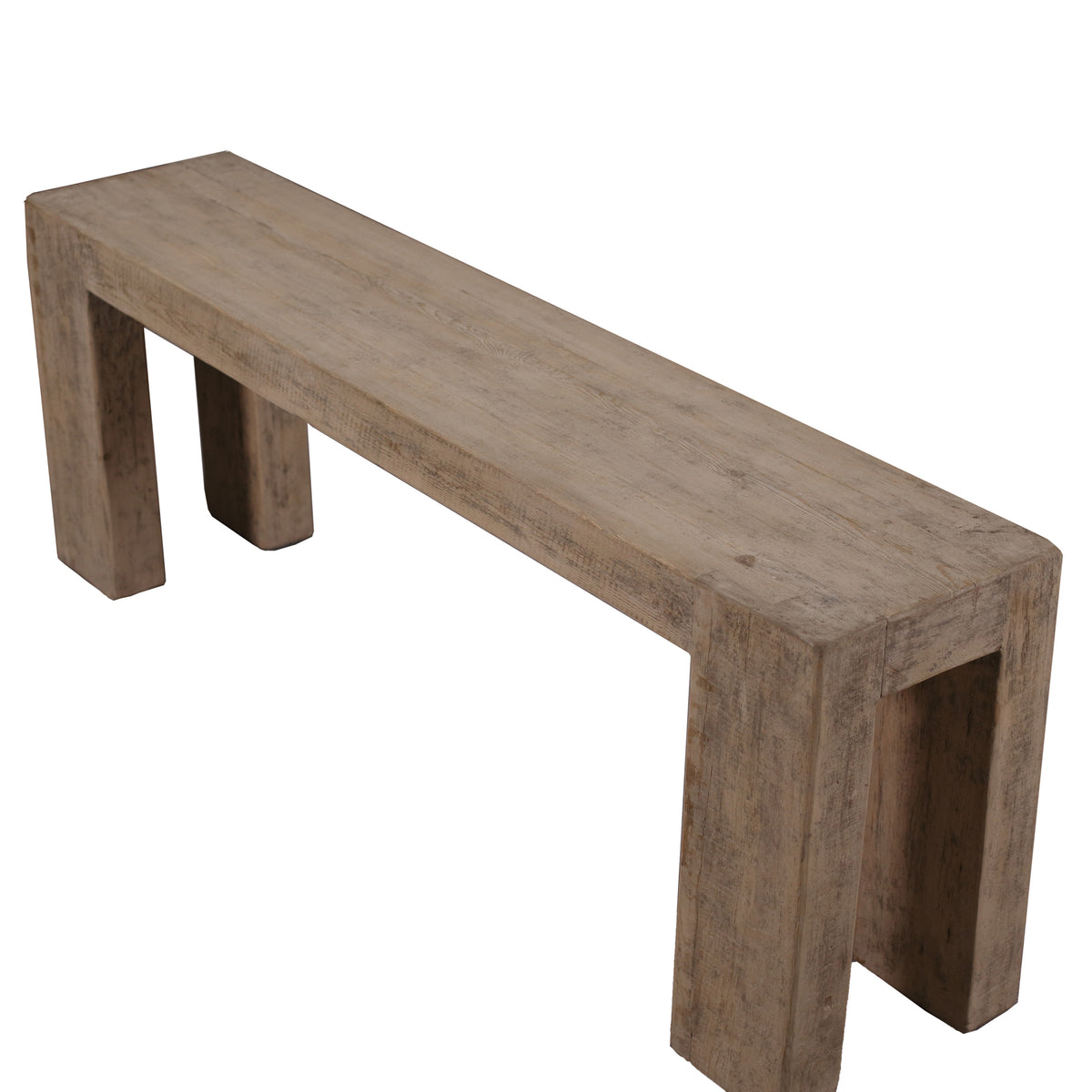 90 Inches Long Ravello Console Weathered Gray