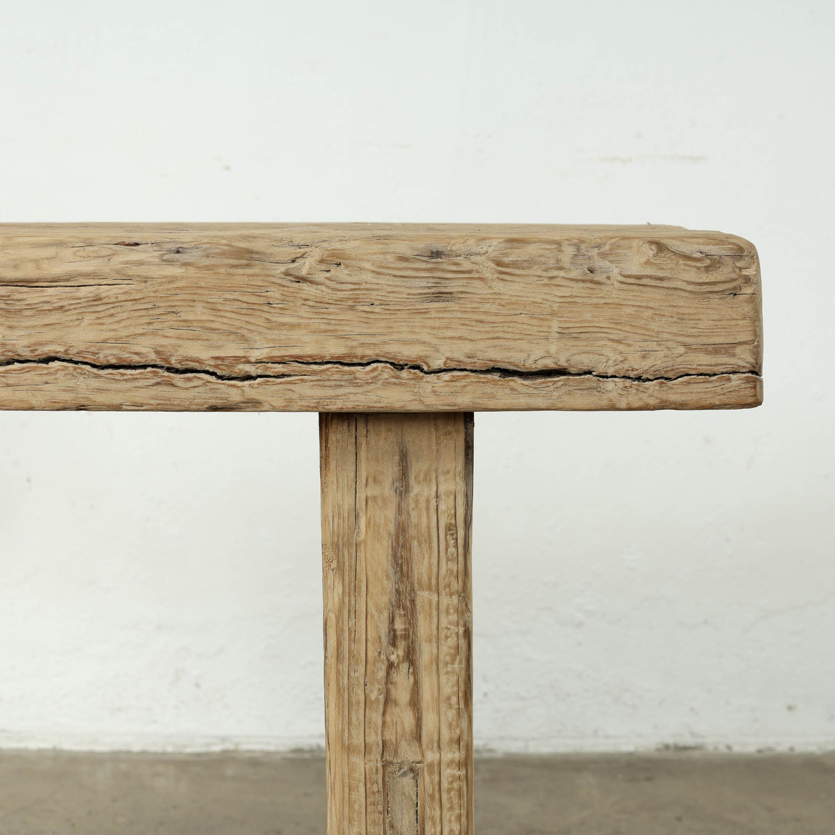 Seaside Slab Console-55" Wide Weathered Natural