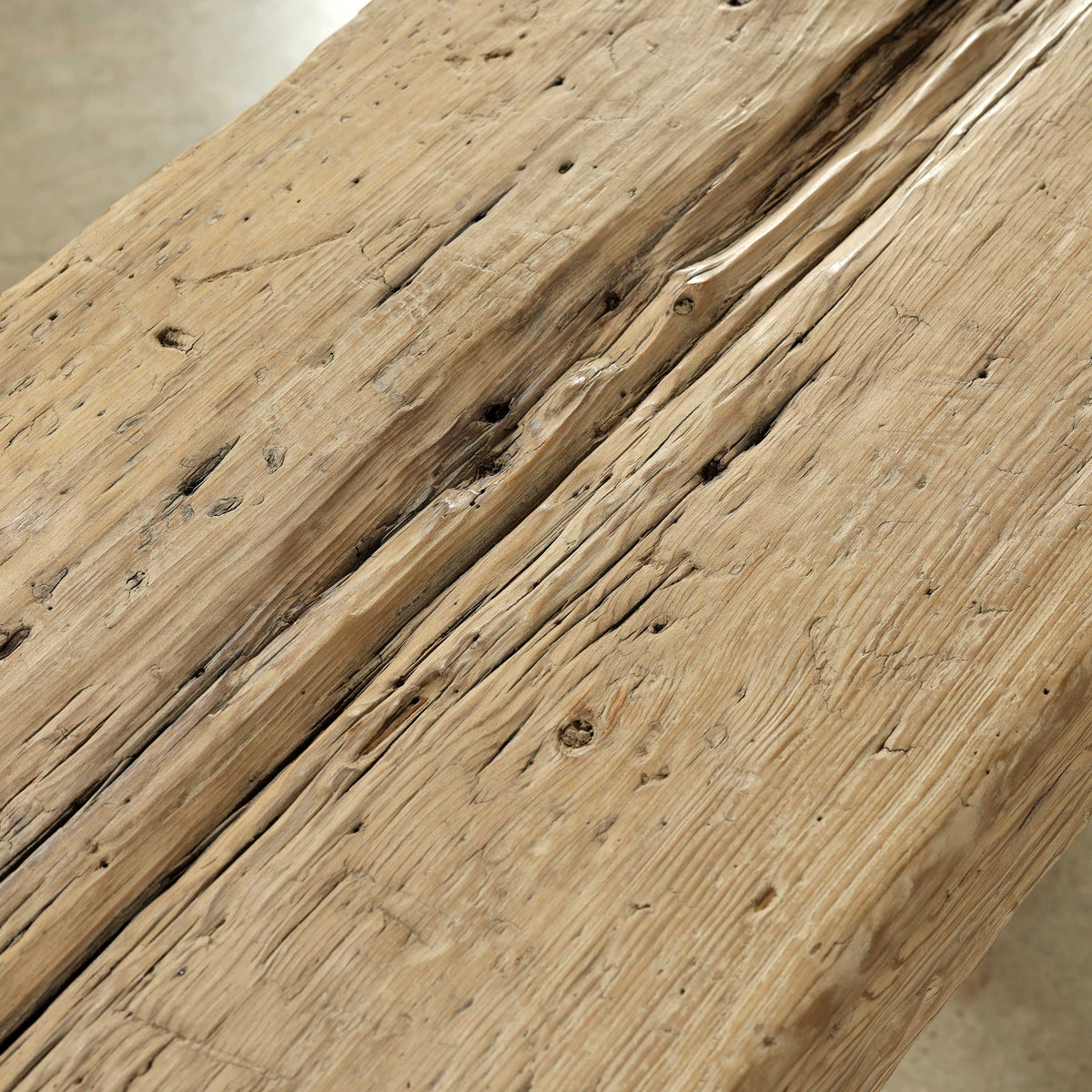 Seaside Slab Console-55" Wide Weathered Natural