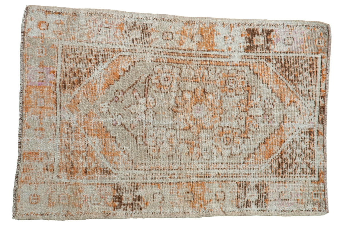 2.5x4 Vintage Distressed Oushak Rug