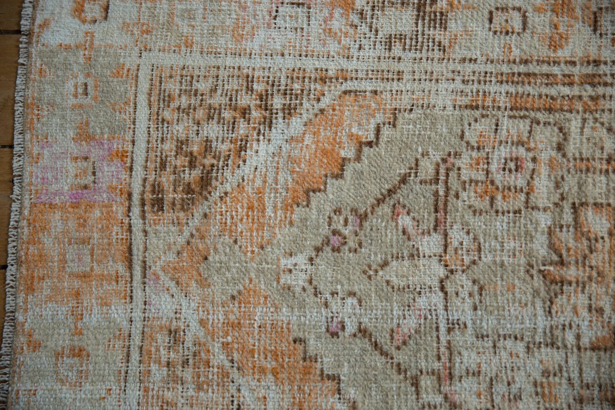 2.5x4 Vintage Distressed Oushak Rug