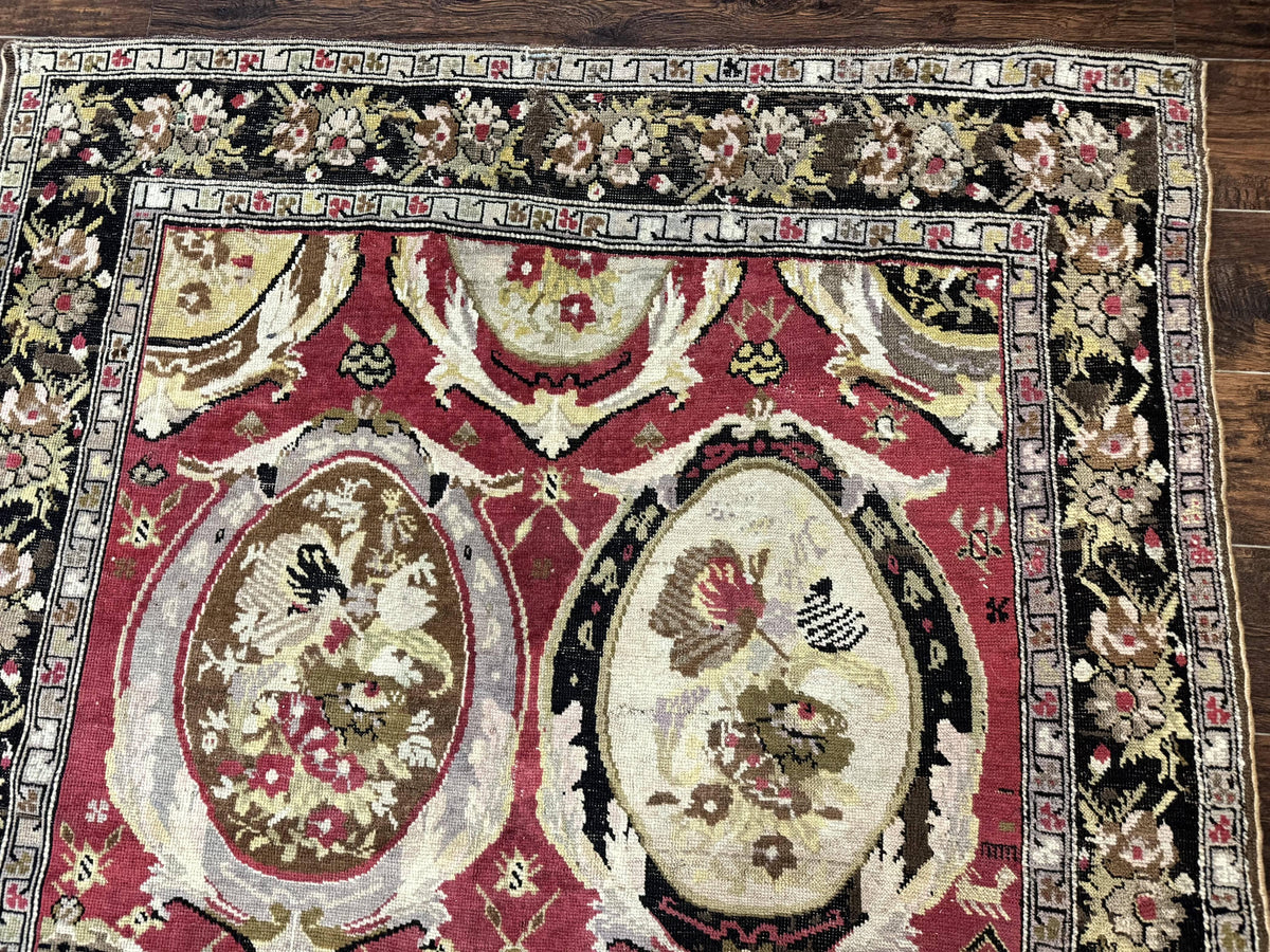 Antique Caucasian Karabakh Rug 5x10 - Jewel Rugs, view 8