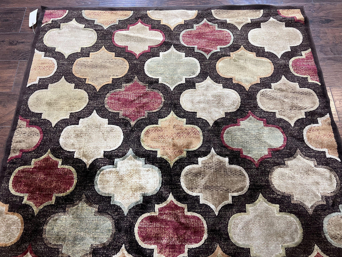 Panel Design Rug 5x7, Multicolor Contemporary Area Rug, Small Living Room Rug - Jewel Rugs, view 3