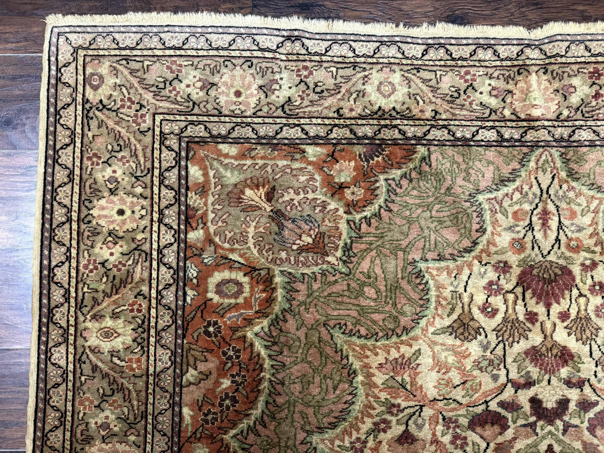 Antique Turkish Kayseri Rug 7x10 - Jewel Rugs, view 7