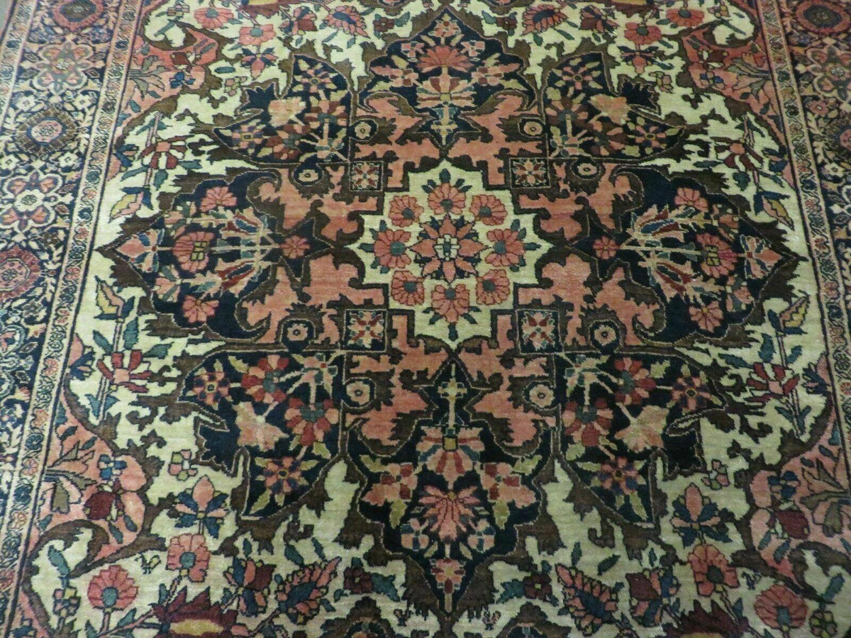 4' X 6' Antique Ultra Fine Handmade India Floral Oriental Wool Rug Carpet Nice - Jewel Rugs, view 5
