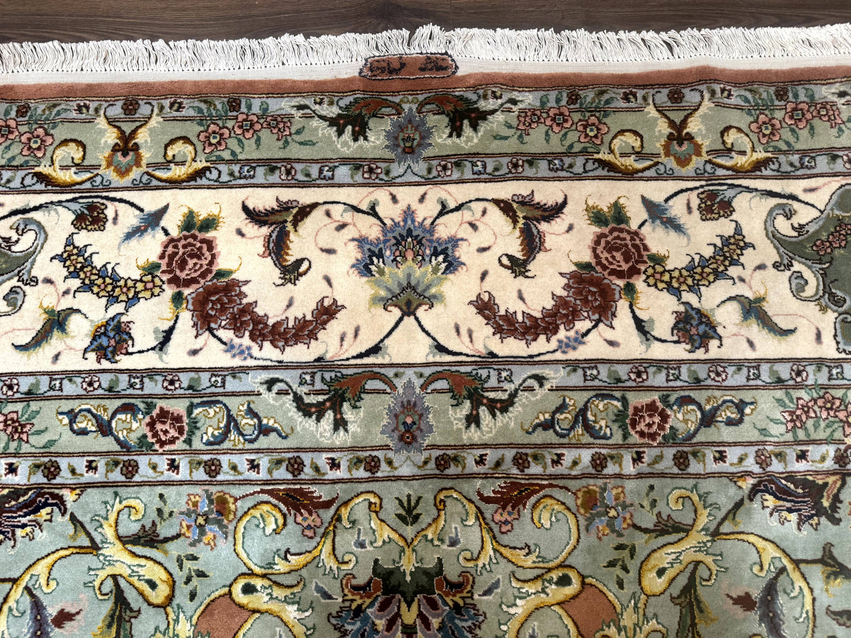 Palace Size Persian Tabriz Rug 12x17, Medallion Carpet, Fine 250 KPSI, Stunning - Jewel Rugs, view 3