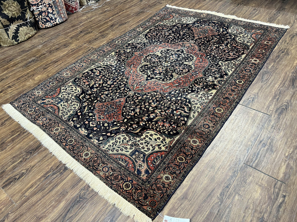 Antique Persian Sarouk Farahan Rug 4x7, Collectible Persian Carpet - Jewel Rugs, view 3