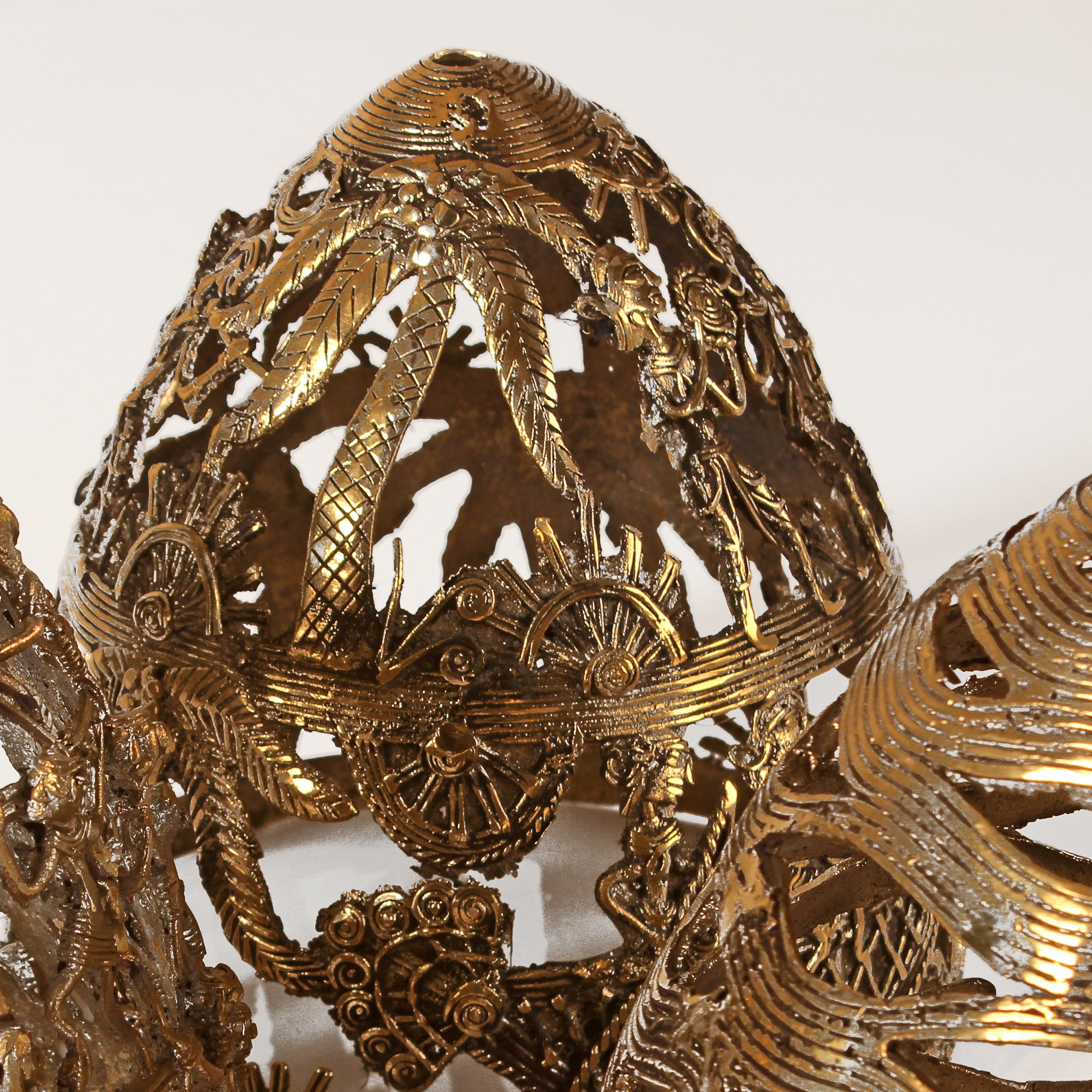 Indian Brass Lamp image 2